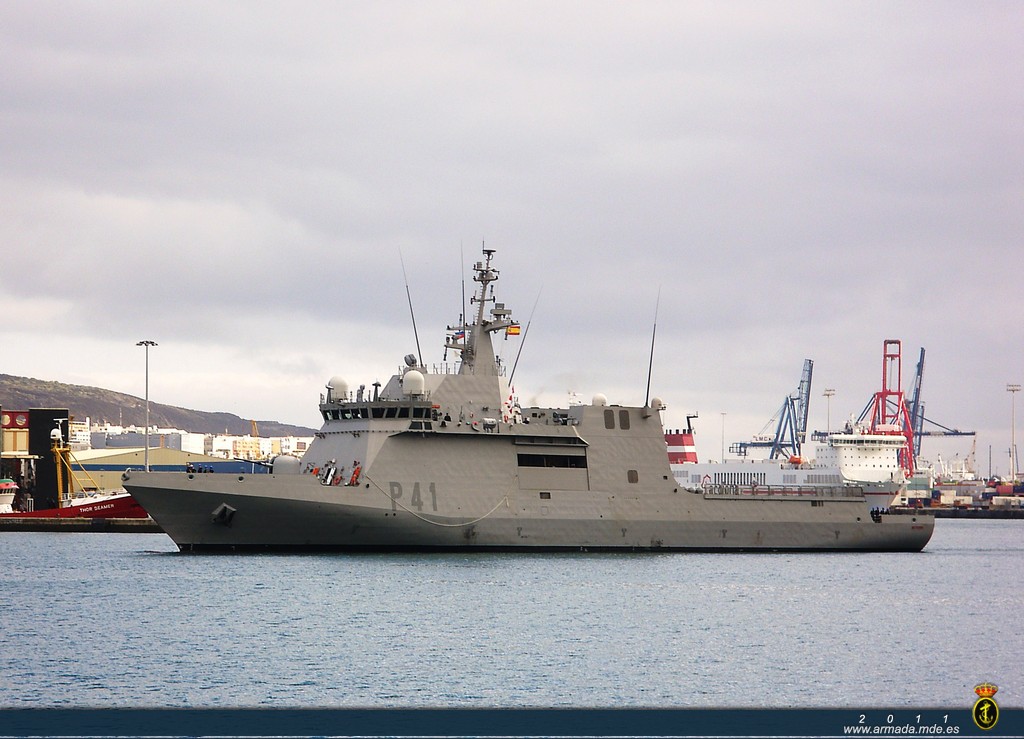 La Armada efectuará presencia naval en la ciudad de Barcelona con el patrullero BAM ‘Meteoro’